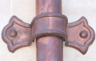 Custom Bow Tie Downspout Strap