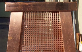 Screened Copper Chimney Cap