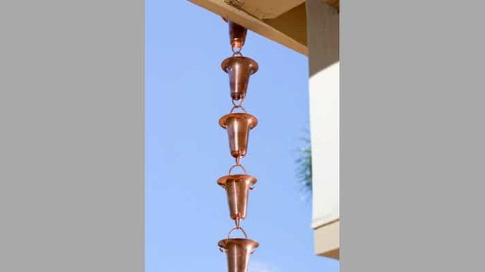 Copper Funnel Cup Rain Chain