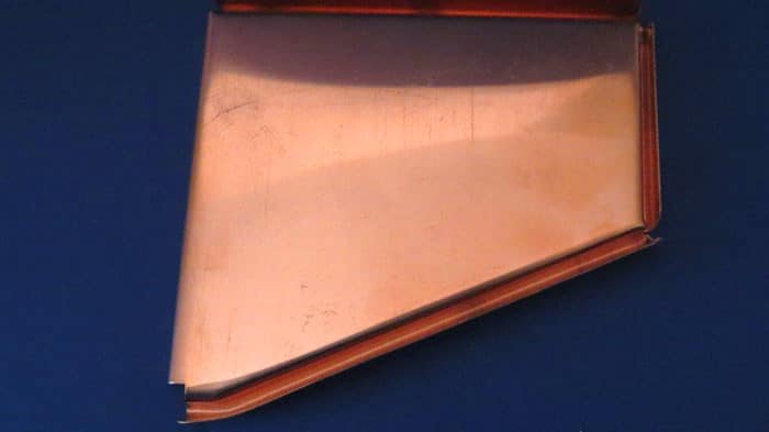 Copper Plain Fascia End Cap