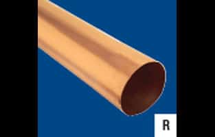 copper seamless downspout