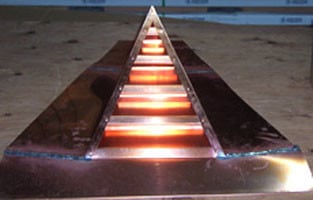 Copper Triangular Louver Roof Vent