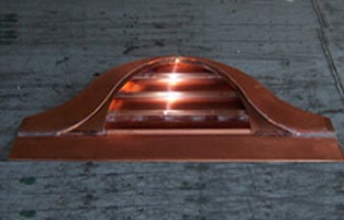 Sweeping Half Round Dormer Louver Roof Vent