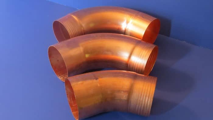 smooth copper elbows