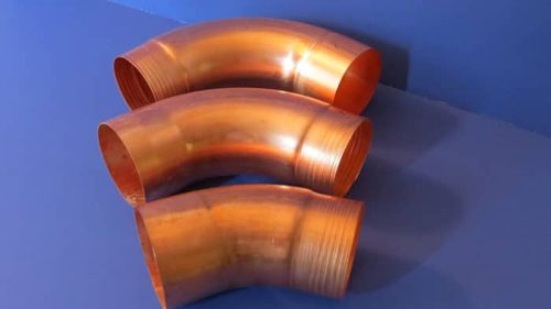smooth copper elbows