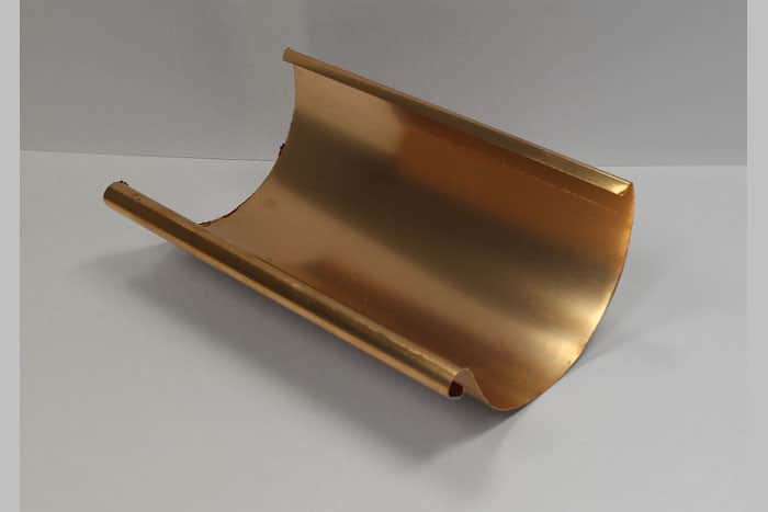 EuroGutterUSA Copper Half-Round Gutter