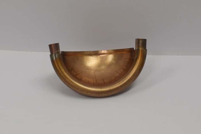 EuroGutterUSA Copper Quarterball Endcap