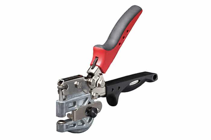 thumbnail interactive-video image 1 of Malco PL1R Metal Stud Crimper/Punch - One-Hand Operation Latch, Soft Grip Handles 1 of 13