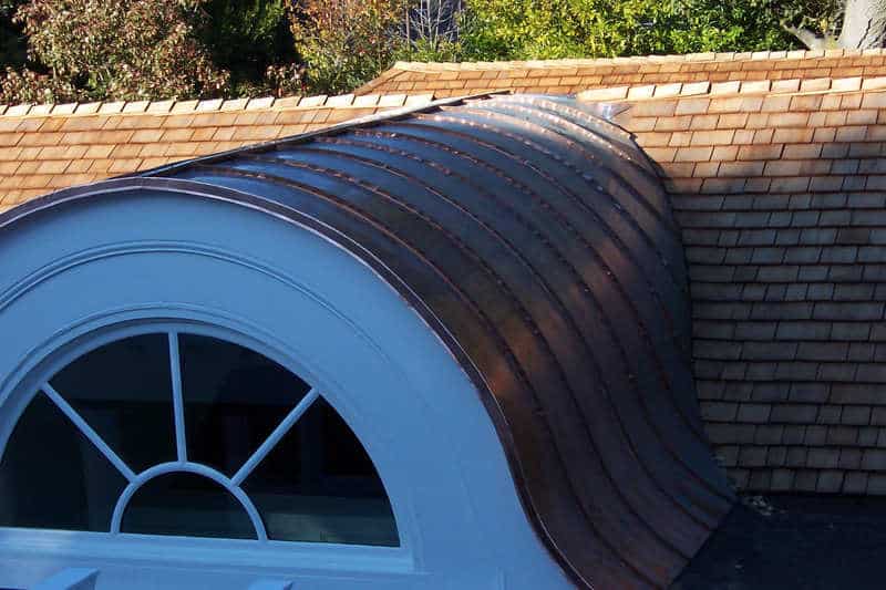 copper dormer roof