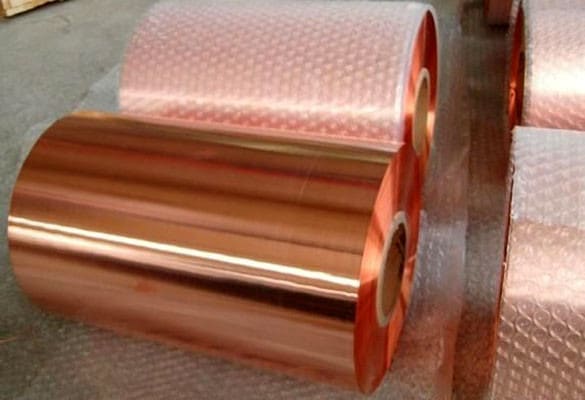 copper foil and copper coil