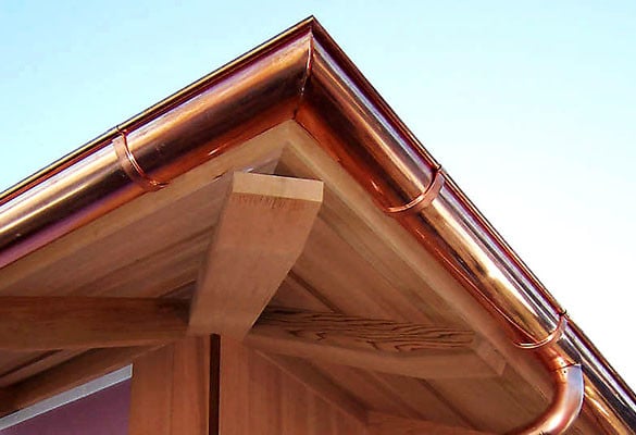 copper gutters