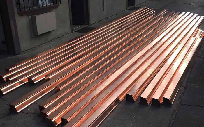 Copper Gutters copper gutters for hawaii metal roofing