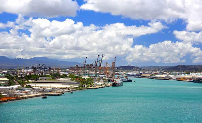 honolulu harbor oahu hawaii